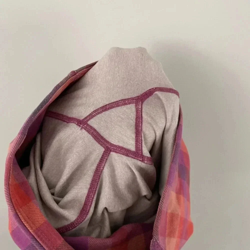 Beyond Yoga SoftMark Caught in The Midi Leggings in Chai Winter Check Size Small_5